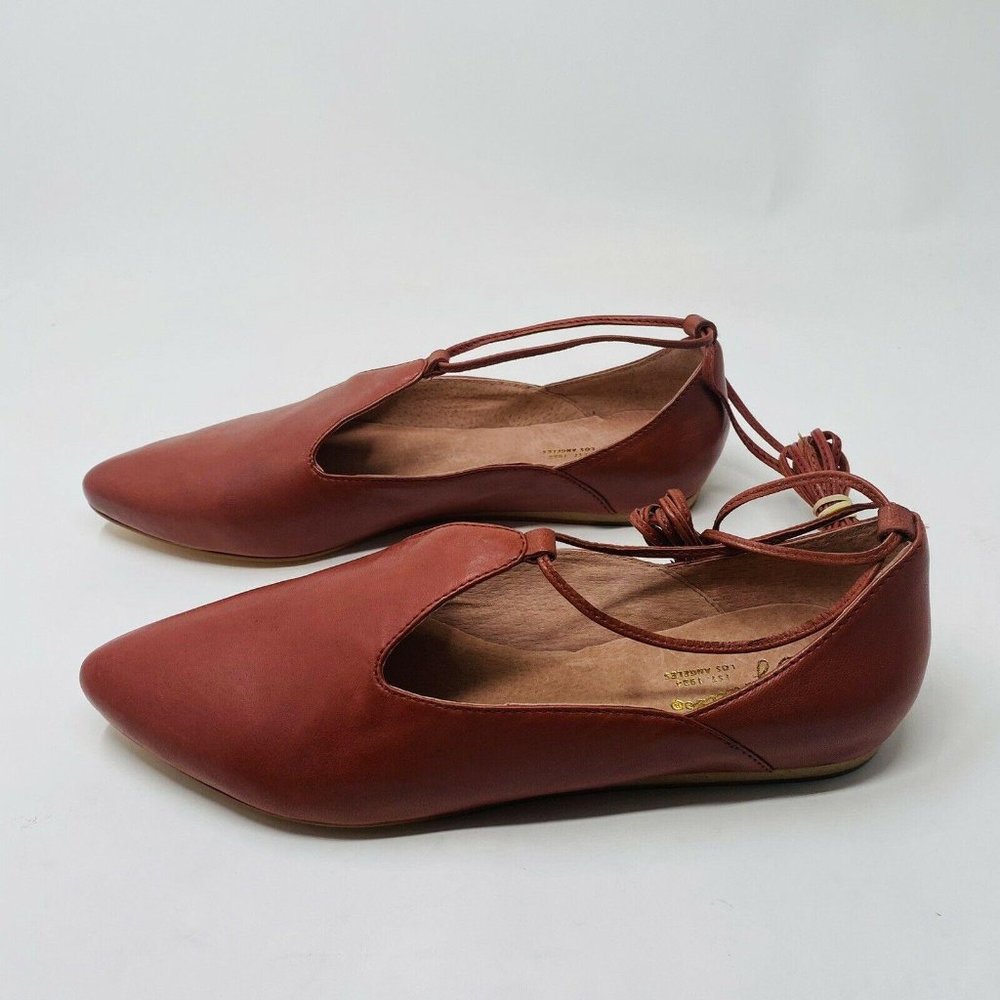 Anthropologie Seychelles Shoes Ankle Strap 8 Hive - Picture 6 of 12